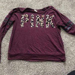 Vs pink long sleeve shirt